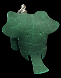 Kerstboom/sleutelhanger Olifant Kerstgroen