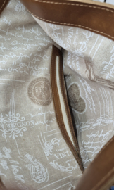 Rugzak Rolltop Medium cognac