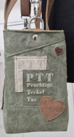 Plunje/postzak  Tote Handtas S model Boetje (25x20x12) met losse schouderband
