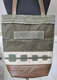 Plunje/Postzak shopper met 94 ruwhaar teckel