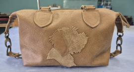 Brooklyn Bag klein bruin leer