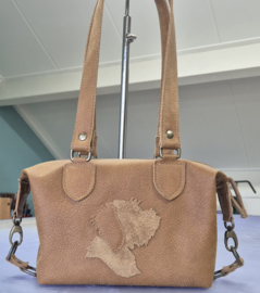 Brooklyn Bag klein bruin leer