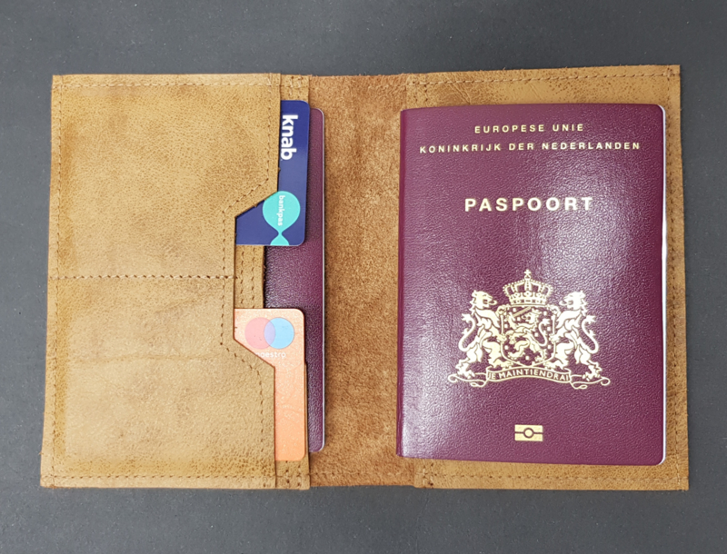 Alcatraz Island Perforeren Schrijf een brief Paspoort mapje | Accessoires van leer | Tasz63