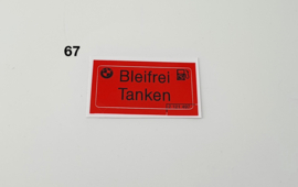 S67. Bleifrei Tanken Rood