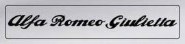 Alfa Romeo Showroomplaten