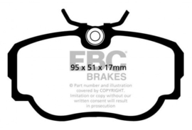 E30 EBC Standard brake pads - Front axle - DP779