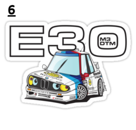 E30 Stickers 1 - 12
