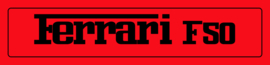 Ferrari Showroomplaten