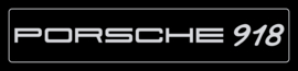 Porsche Showroomplaten