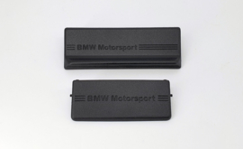 E30 Aschenbecher Deckel "BMW Motorsport" vorne + hinten