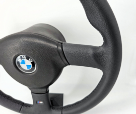 E24/E28/E30/E34 M-Tech II steering wheel, newly upholstered