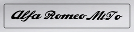 Alfa Romeo Showroomplaten