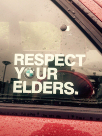 "Respect Your Elders" Aufkleber