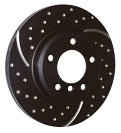 E30 EBC GD Grooved Brake Disc Set Front Axle - GD134 Ventilated, Grooved