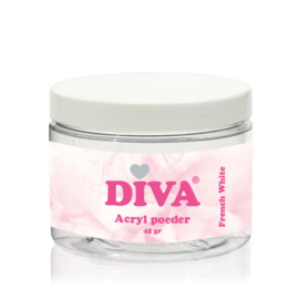 DIVA Acryl Poeder French White 45 gr