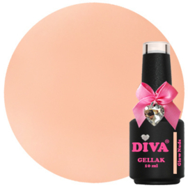 Diva gellak Glow Nude 10 ML  - HEMA FREE