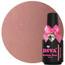 DIVA Gellak Rubber Base Coat Blush Pink 15ml