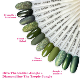 Diva Gellak The Golden Jungle Collectie + Diamondline The Tropic Jungle