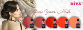 DIVA Gellak Dress Your Nails Collections + Diamondline Festival Dress Up Collection