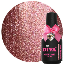 Diva Gellak Kisses By a Rose Collection 15 ml +Diamodline Touched by a Rose Collection