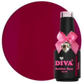 Diva Rubber Basecoat Cerise 15 ml