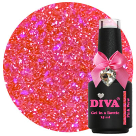 Diva Gel in a Bottle Pink Wow 15 ML - HEMA FREE