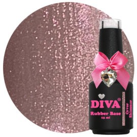 DIVA Gellak Rubber Base Coat Cover Shimmer 15ml