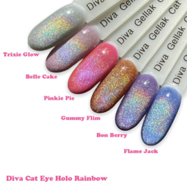 Diva Gellak Cate Eye Holo Rainbow Gummy Film 15 ml