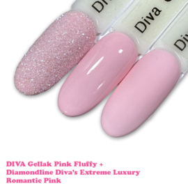Diva gellak Pink Fluffy 10 ML - HEMA FREE