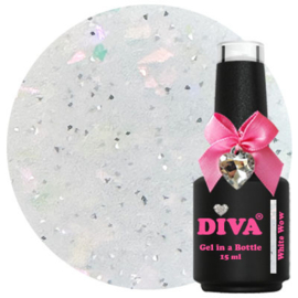 Diva Gel in a Bottle White Wow 15 ML - HEMA FREE