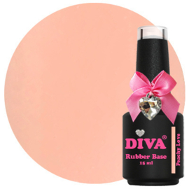 Diva Rubber Basecoat Peachy Love 15 ml