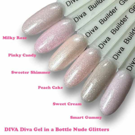 Diva Gel in a Botle Pinky Candy 15 ML - HEMA FREE