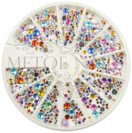 Strass Rhinestones 6 maten 12 kleuren