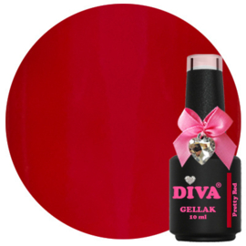 Diva Gellak Pretty Red 10 ml - HEMA Free