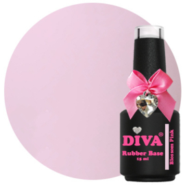 DIVA Gellak Rubber Base Coat Blossom Pink 15ml