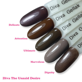 Diva Gellak The Unsaid Desire Collection 15 ml + Diamondline Choco fantasy Collection