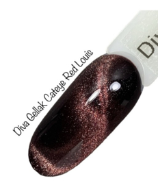 Diva Gellak Cat Eye Red Louis 15 ml