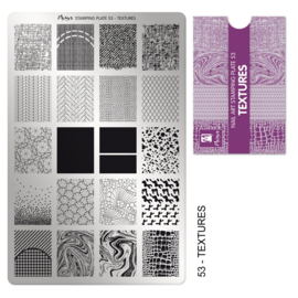 Moyra Stamping Plaat Plaat 53 Textures