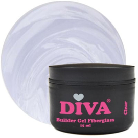 DIVA Builder Gel Fiberglass CLEAR 15ml