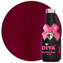 Diva Rubber Basecoat Cherry 15 ml