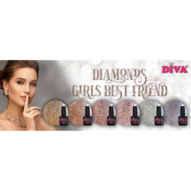 Diva Gellak Diamonds Girls Best Friend Collection 6x 7,5 ml