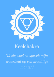 Meditatiekaart 'Keelchakra'