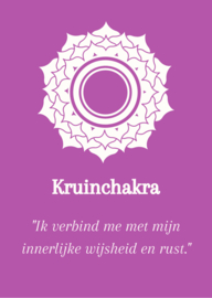 Meditatiekaart 'Kruinchakra'