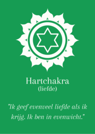 Meditatiekaart 'Hartchakra liefde'