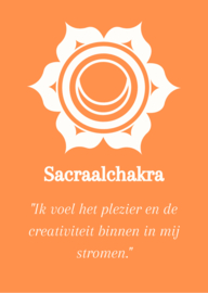 Meditatiekaart 'Sacraalchakra'