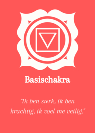 Meditatiekaart 'Basischakra'