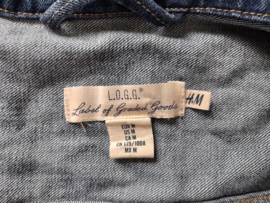 Spijkerjasje L.O.G.G. (H&M), blauw (maat M)