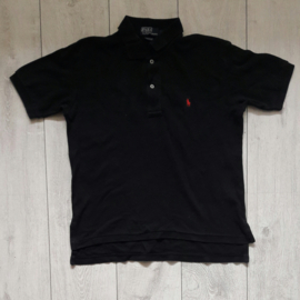 Ralph Lauren polo shirt, black (size S)