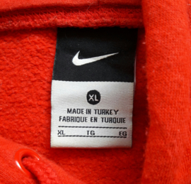 Nike trui / hoody met capuchon, rood (maat XL)