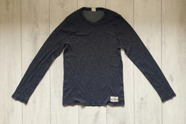 Hollister shirt met lange mouwen (longsleeve), donker grijs (maat S)